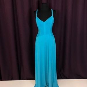 Calvin Klein Blue Spaghetti Strap Dress